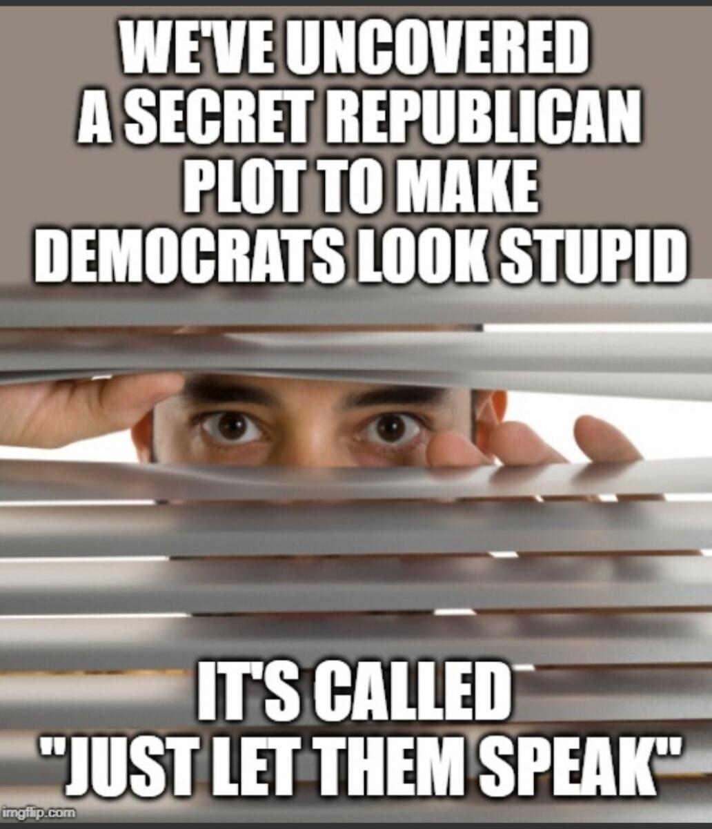 WE'VE UNCOVERED A SECRET REPUBLICAN PLOT TO MAKE DEMOCRATS LOOK STUPID IT'S CALLED 