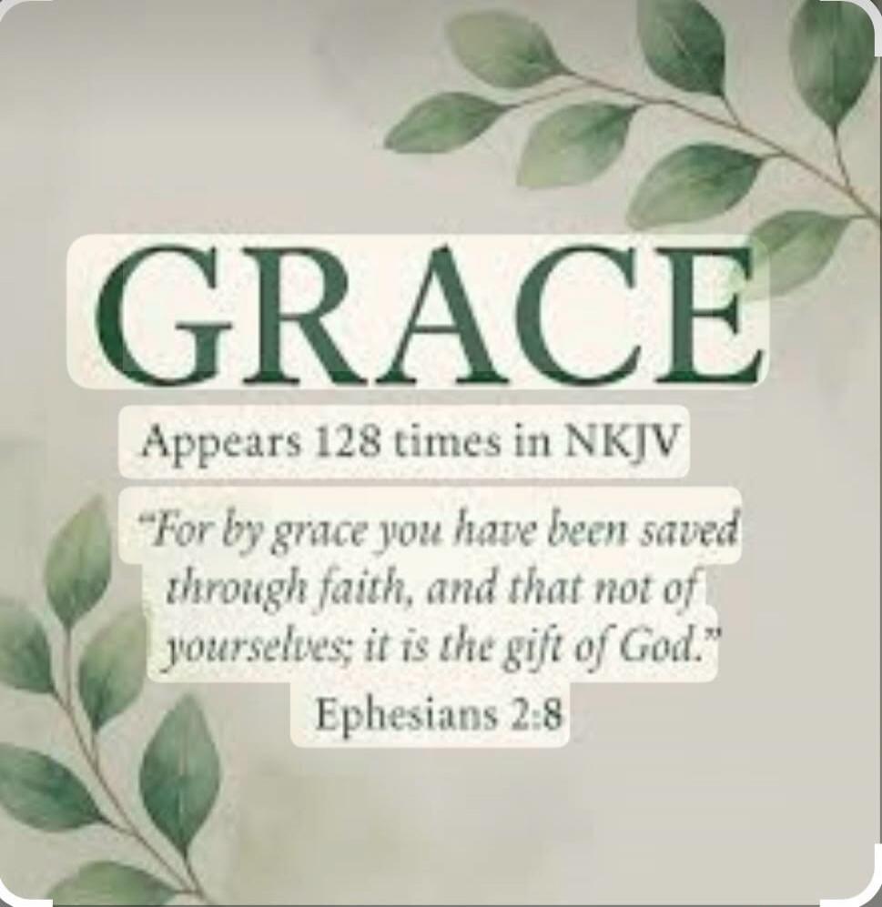 GRACE Appears 128 times in NKJV “For by grace you have been saved through faith, and that not of yourselves; it is the gift of God.” Ephesians 2:8