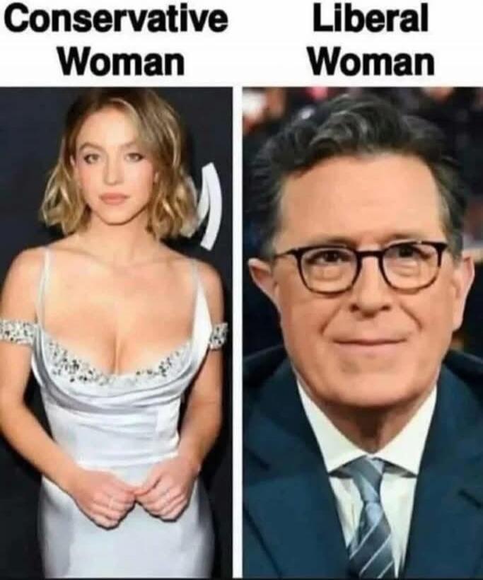 Conservative Woman Liberal Woman