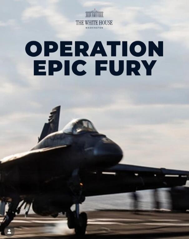 THE WHITE HOUSE
WASHINGTON
OPERATION EPIC FURY