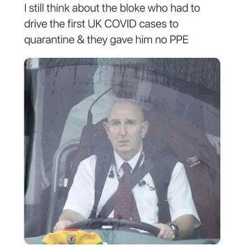 Jacob Collier jacob_collier_ I still think about the bloke who had to drive the first UK COVID cases to quarantine they gave him no PPE