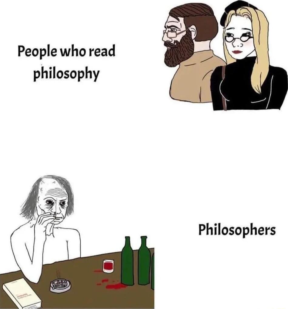 People who read philosophy Philosophers