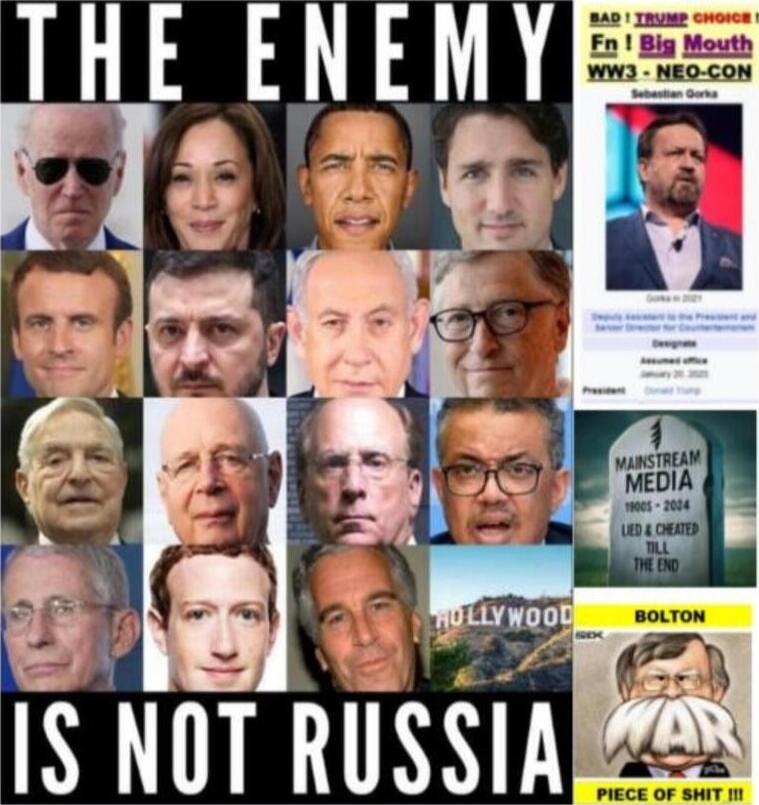 THE ENEMY IS NOT RUSSIA