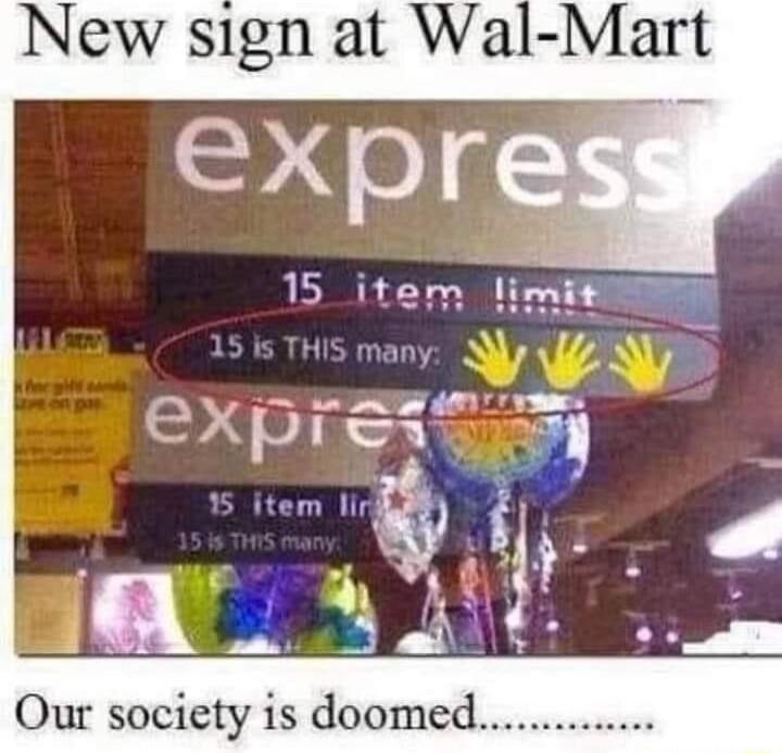 Our society is doomed