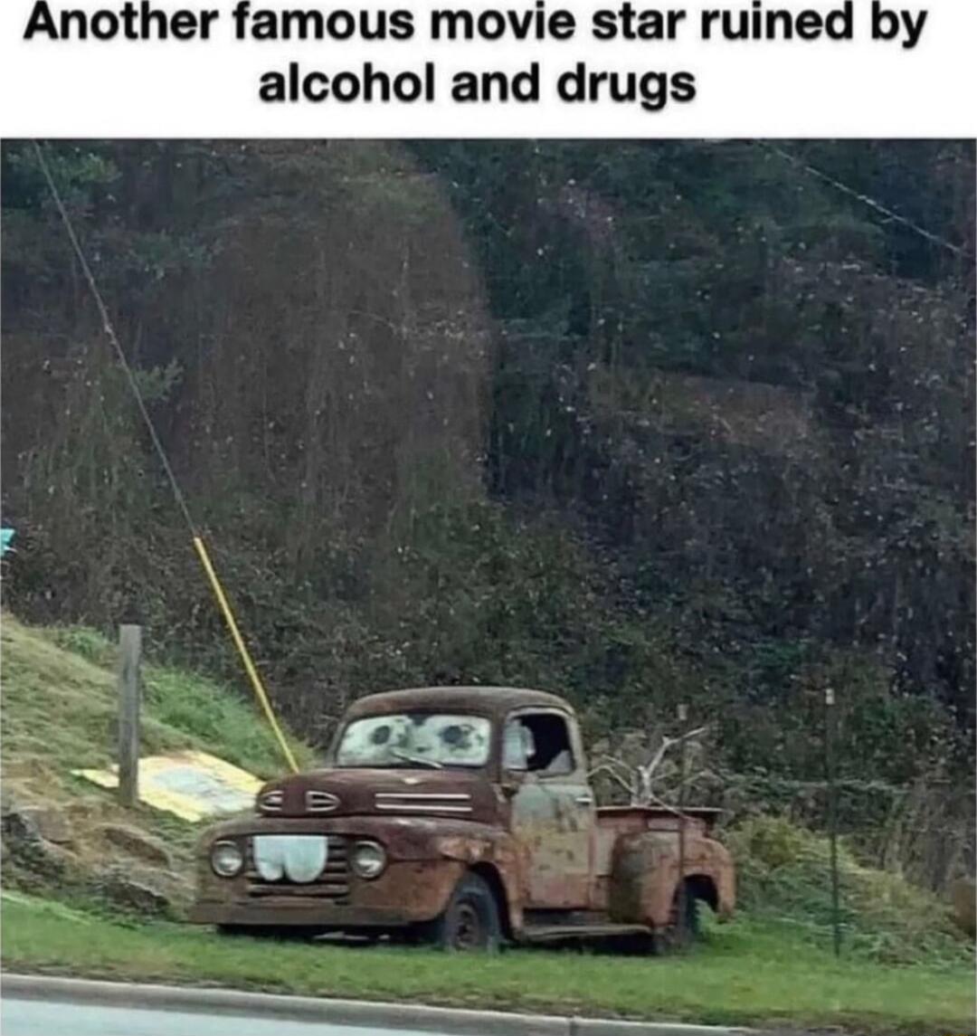 Another famous movie star ruin alcohol and drugs