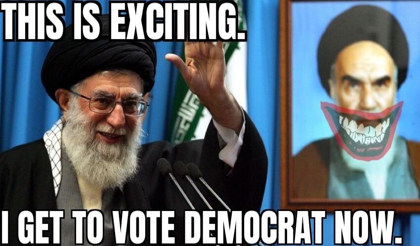 THIS IS EXCITING. I GET TO VOTE DEMOCRAT NOW.