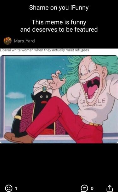 Shame on you iFunny This meme is funny Ll N CNTVERR TR R V R Mars Yard