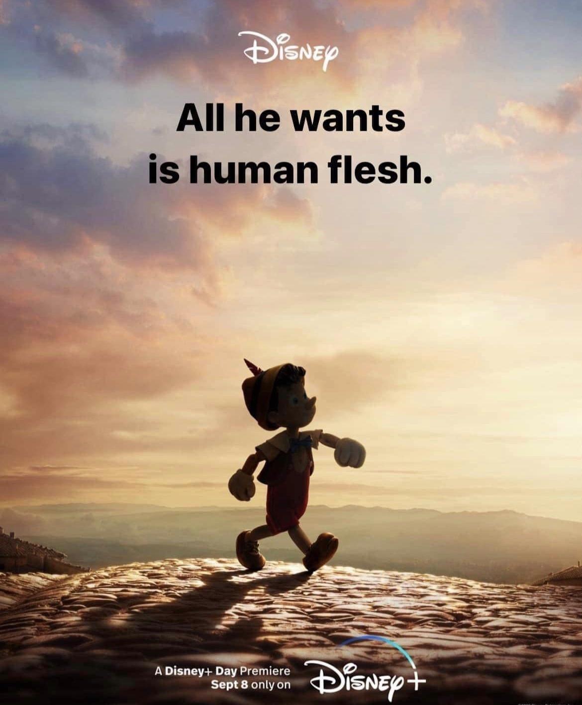 All he wants is human flesh A Disney Day Premiere Sept8onlyon