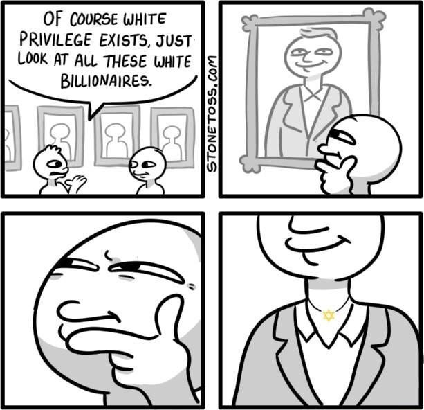 OF COURSE WHITE PRIVILEGE EXISTS JUST LOOK AT ALL THESE WHITE STONETOSS Com 2 v