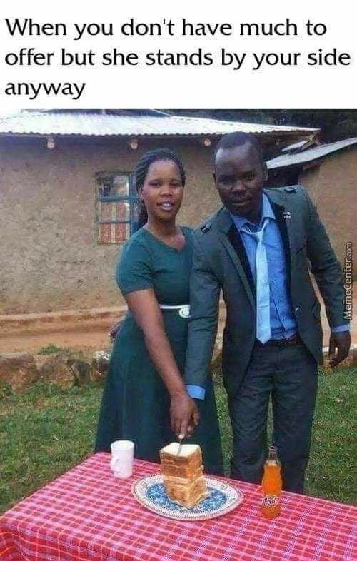 When you dont have much to offer but she stands by your side anyway