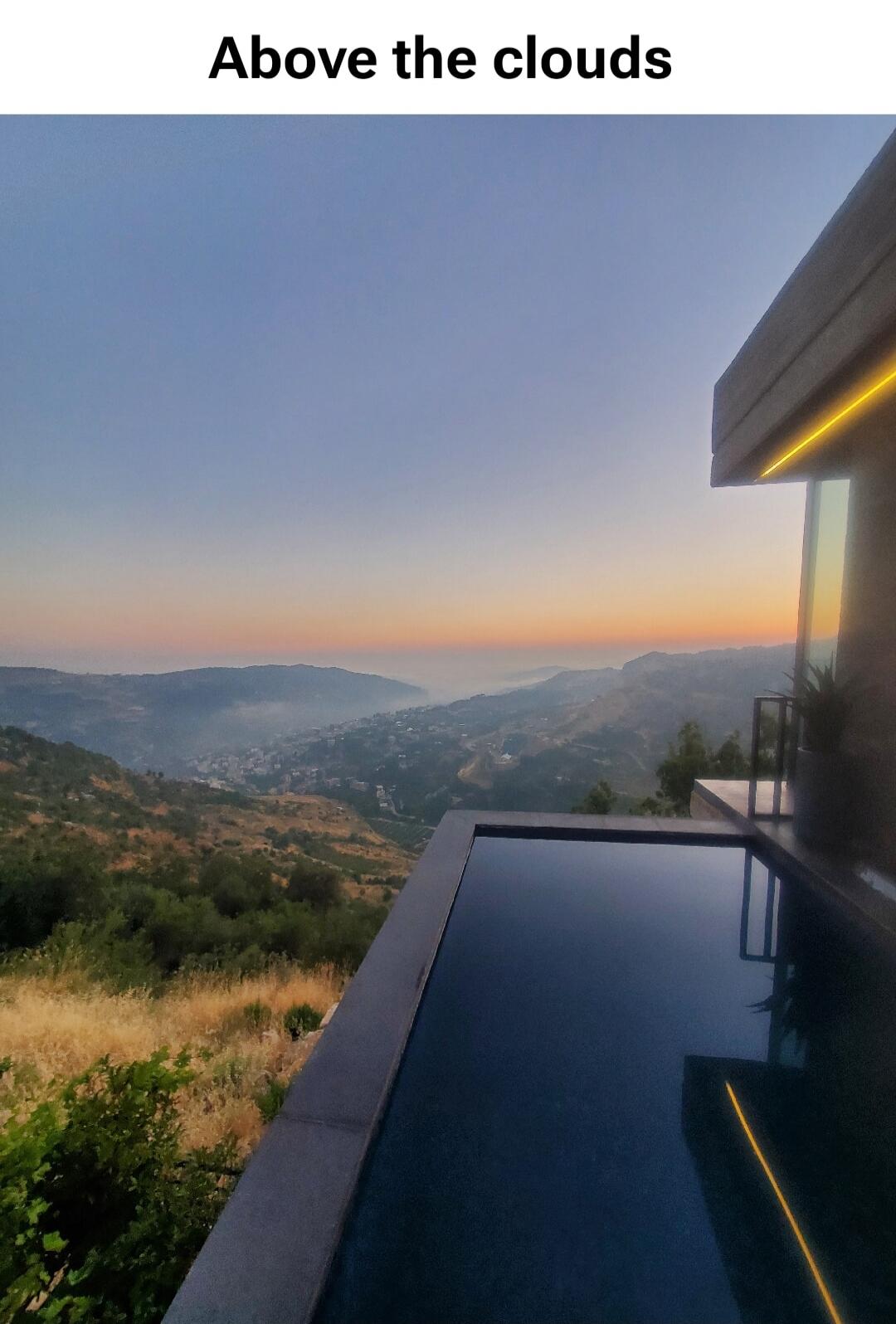 Above the clouds