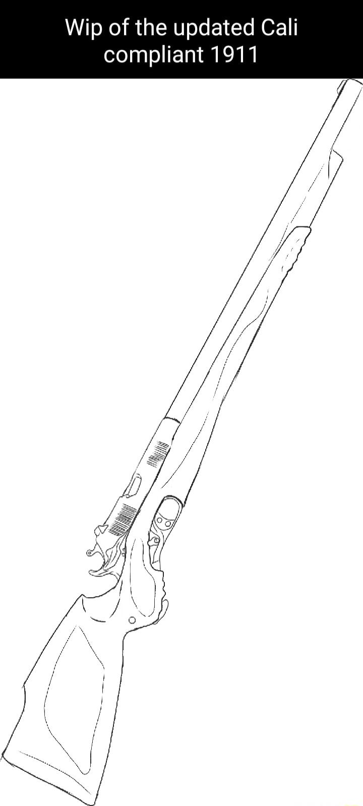 Wip of the updated Cali compliant 1911