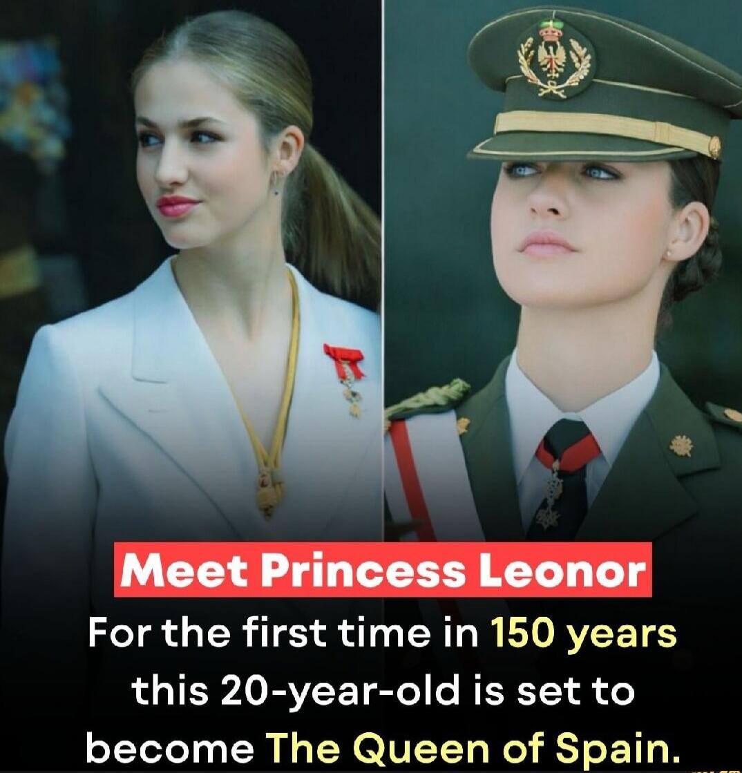 Meet Princess Leonor For the first time in 150 years this 20-year-old is set to become The Queen of Spain.