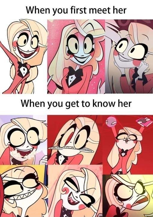 When you first meet her AN