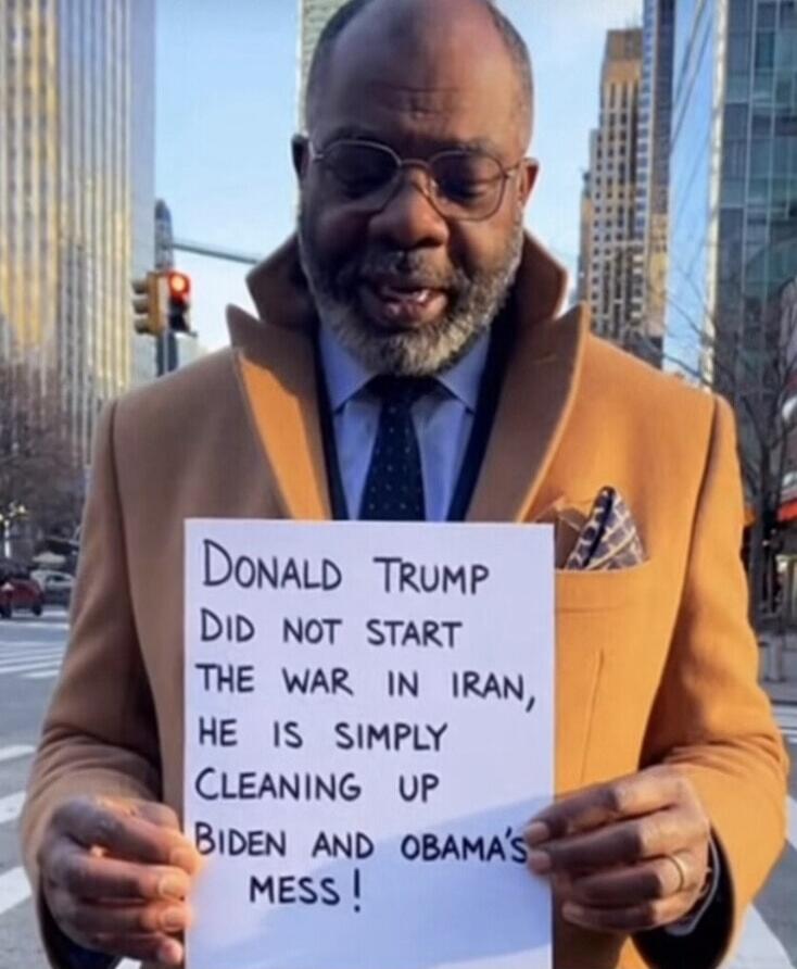 DONALD TRUMP DID NOT START THE WAR IN IRAN, HE IS SIMPLY CLEANING UP BIDEN AND OBAMA'S MESS!
