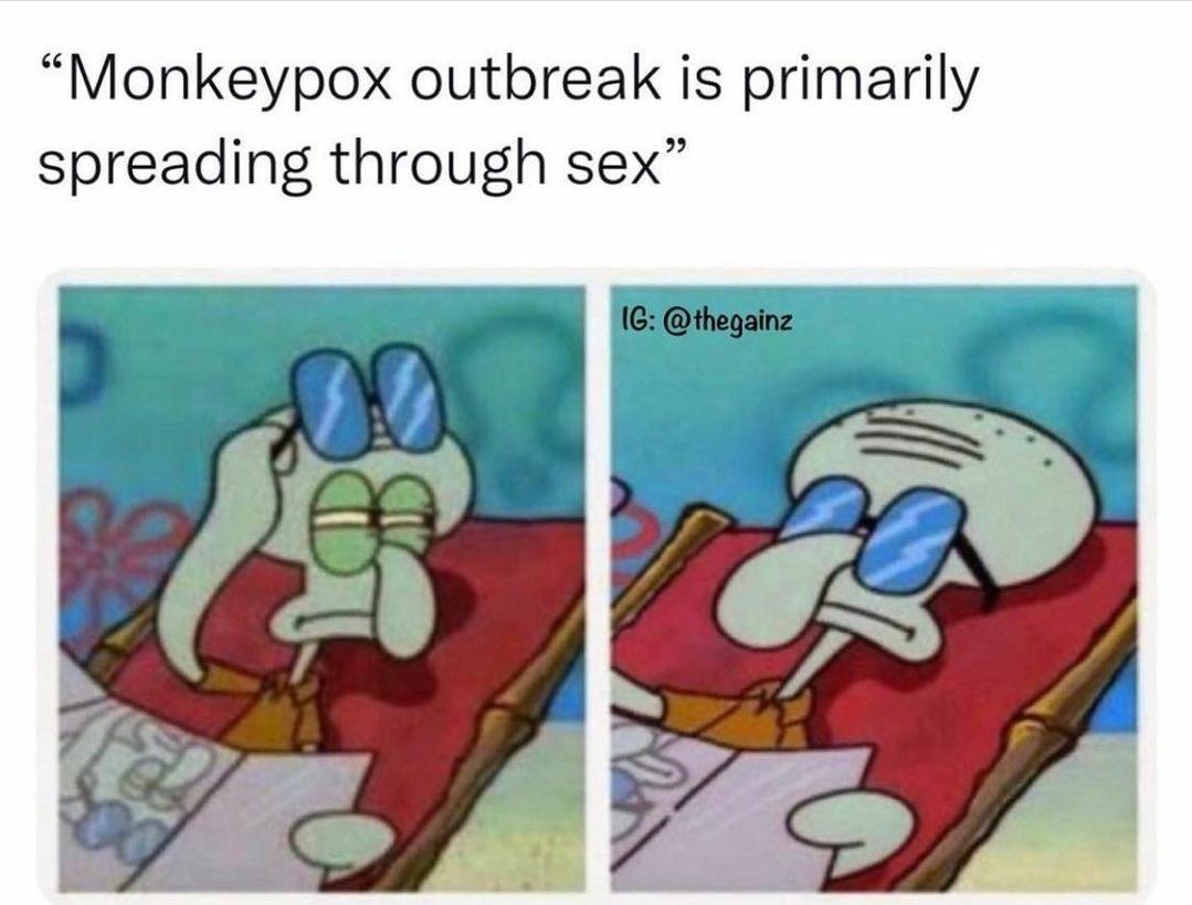 Monkeypox outbreak is primarily spreading through sex 1C thegainz