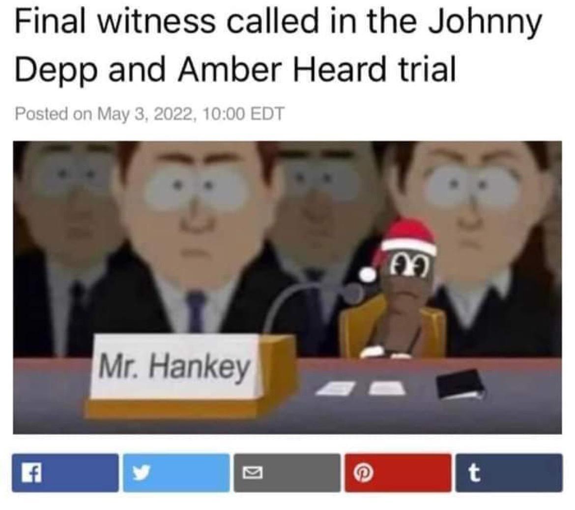 Final witness called in the Johnny Depp and Amber Heard trial Posted on May 3 2022 1000 EDT