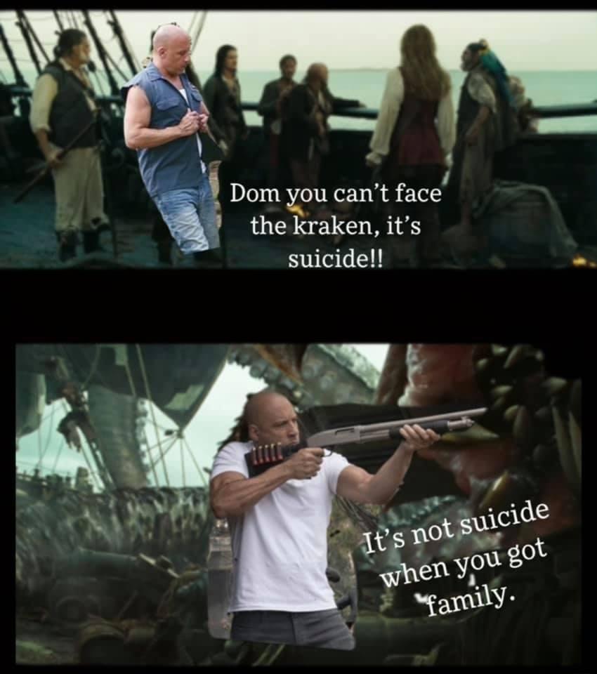 Dom you can t face the kraken its suicide