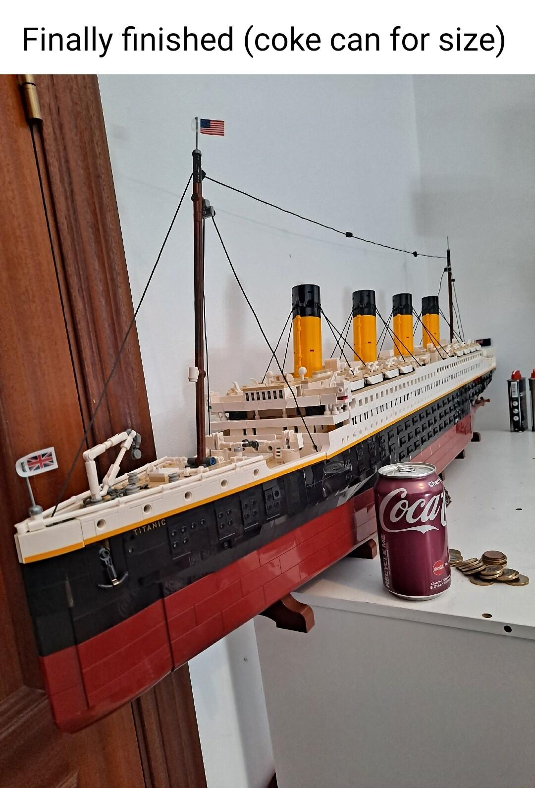 Finally finished coke can for size