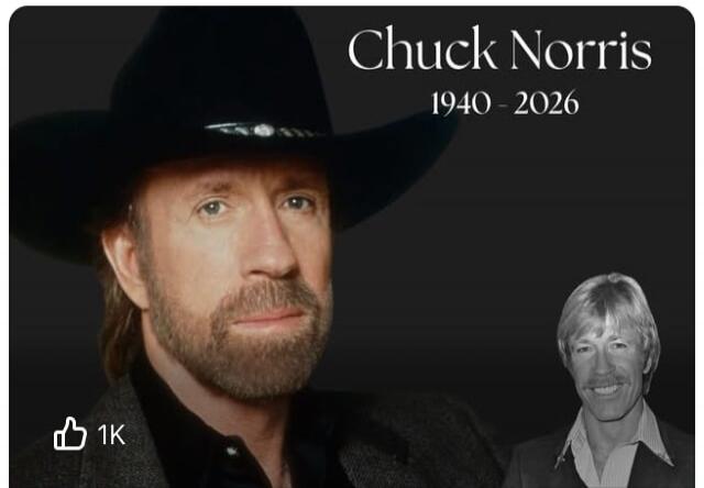 Chuck Norris 1940 - 2026
