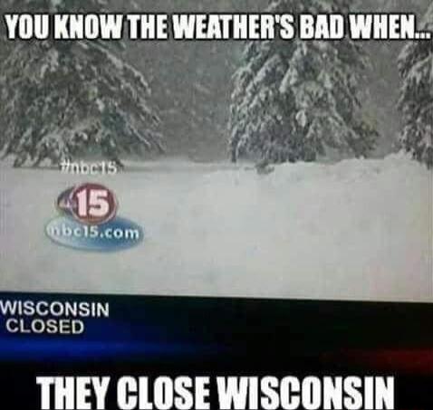 Yllll KIIIWIII WEIIHEIIS BIII W ll L WISCONSIN CLOSED A EH D AT TR TR