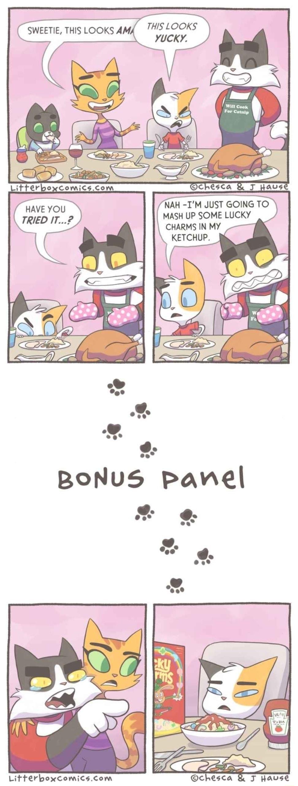 SWEETIE THIS LOOKS A NAH IM JUST GOING TO MASH UP SOME LUCKY CHARMS IN MY EQ O Litterboxcomicscom