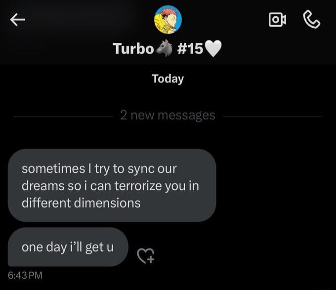 L w Turbo 1549 Today 2 new messages B