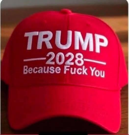 TRUMP 2028 Because Fuck You