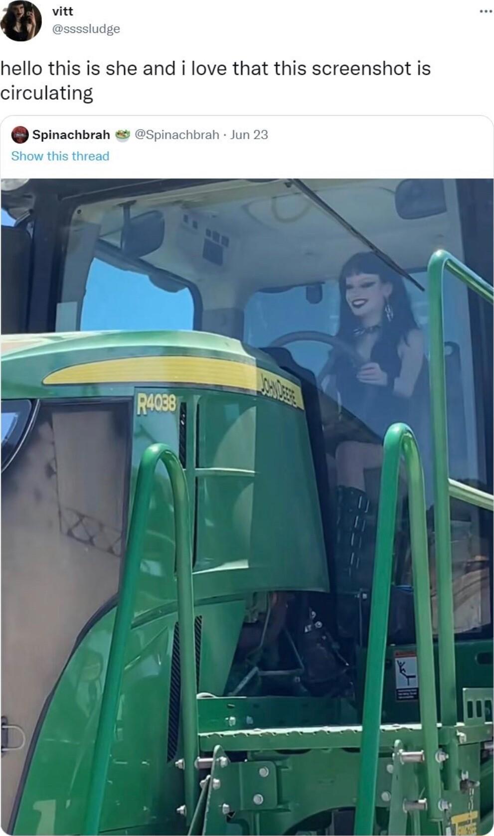 hello this is she and i love that this screenshot is circulating spinachbran