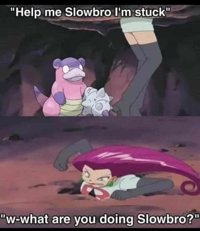 Help me Slowbro Im stuck A TR e LU o1 1 g o Slowbro