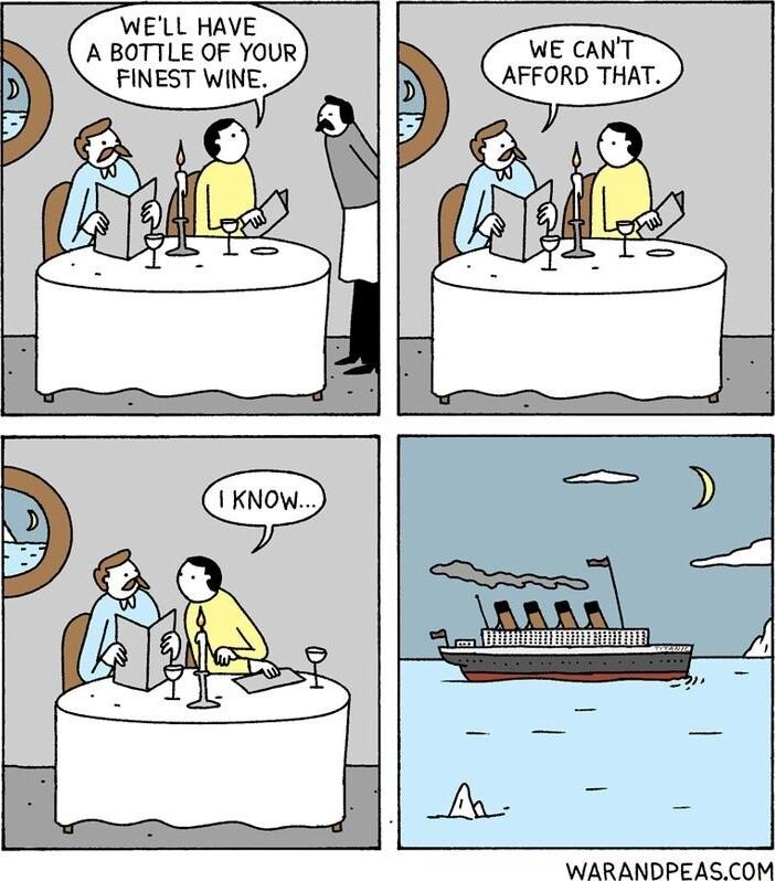 WELL HAVE A BOTTLE OF YOUR FINEST WINE WARANDPEASCOM