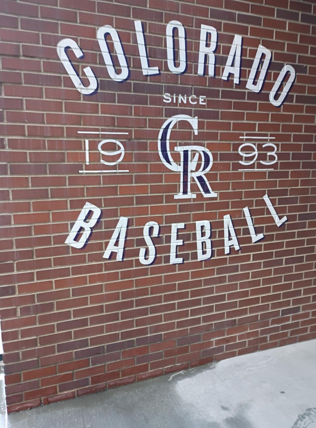 COLORADO SINCE 19 CR 93 BASEBALL