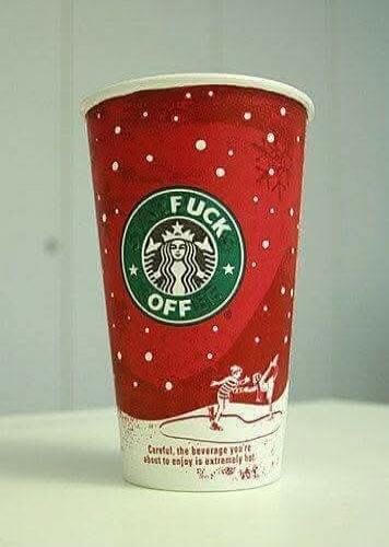 FUCK OFF
Careful, the beverage you’re about to enjoy is extremely hot.