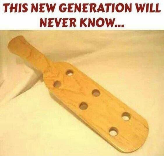 THIS NEW GENERATION WILL NEVER KNOW...