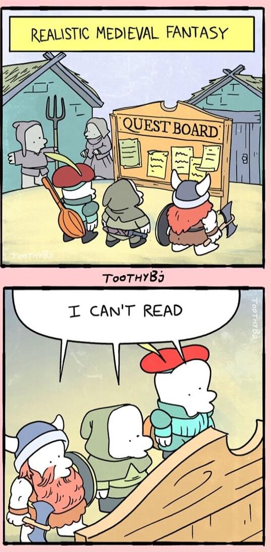 REALISTIC MEDIEVAL FANTASY 2 TooTHYBI T CANT READ