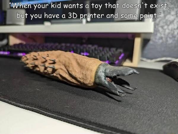 PWRERYour kid wants d toy tha it you have a 3D printer an