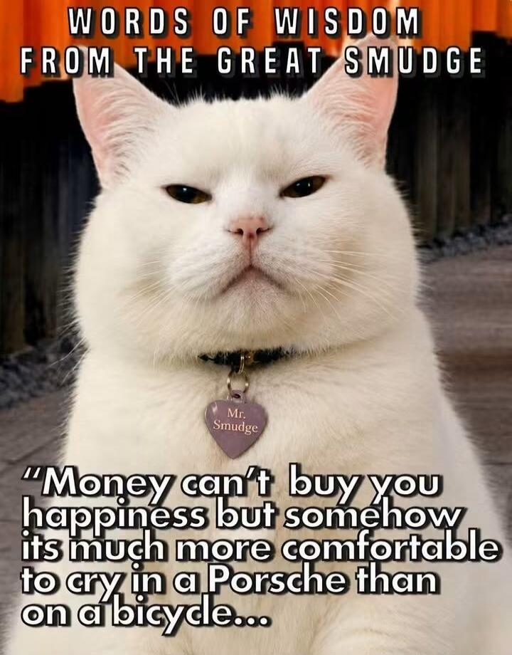 WORDS OF WISDOM FROM THE GREAT SMUDGE 