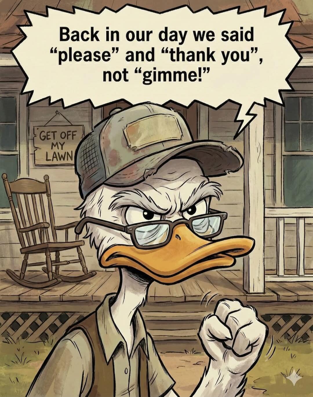 Back in our day we said 