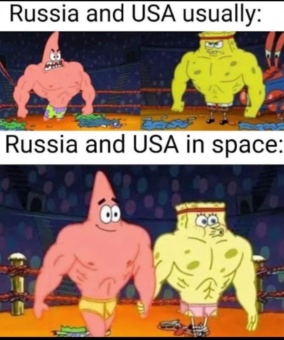 Russia and USA usually