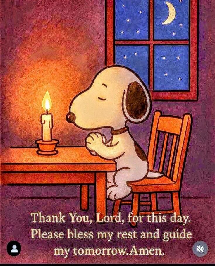 Thank You, Lord, for this day. Please bless my rest and guide my tomorrow. Amen.