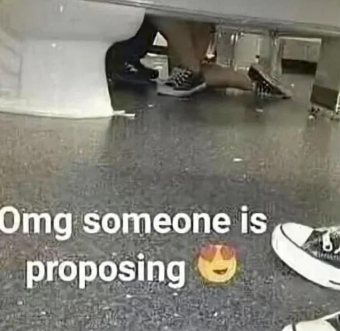 Omg someone is proposing