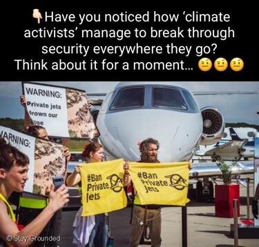 Have you noticed how climate activists manage to break through security everywhere they go Think about it for a moment