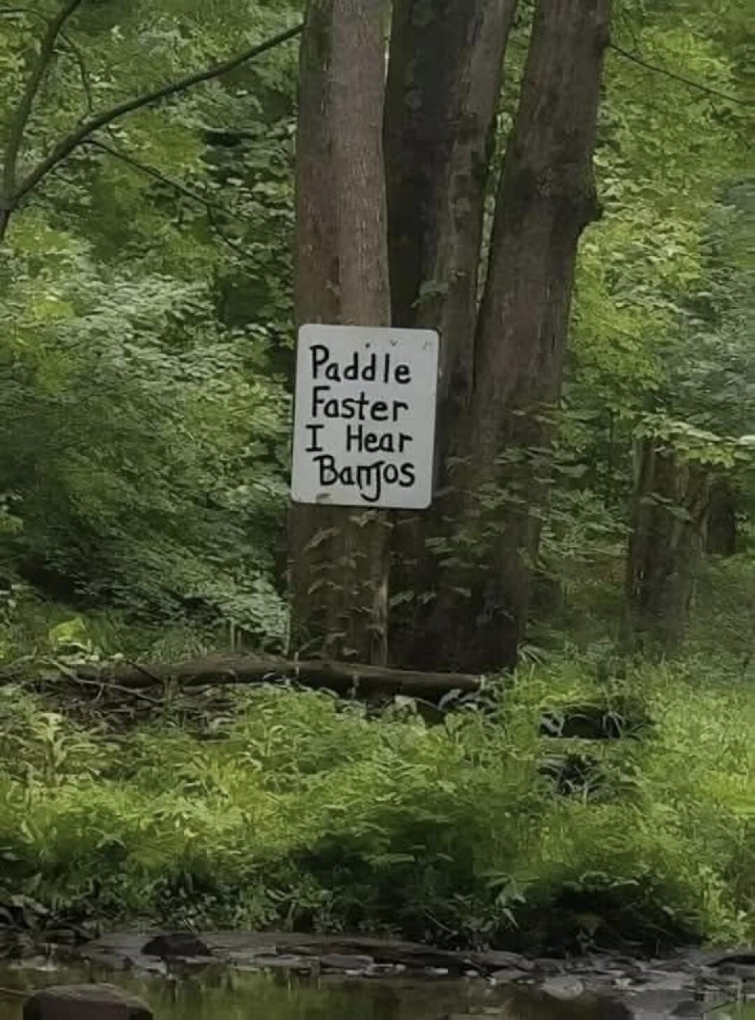 Paddle Faster I Hear Banjos