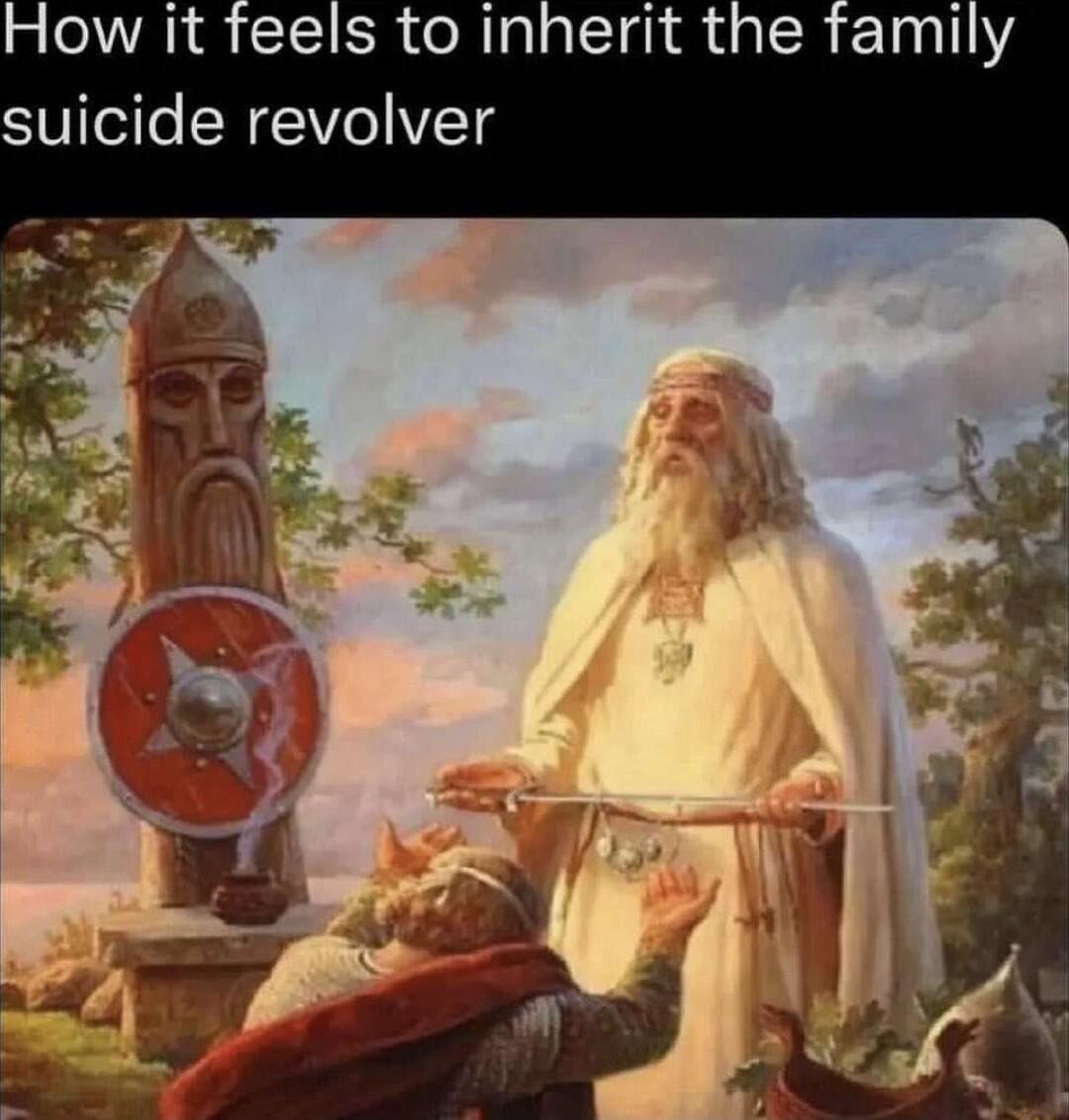 How it feels to inherit tl suicide revolver