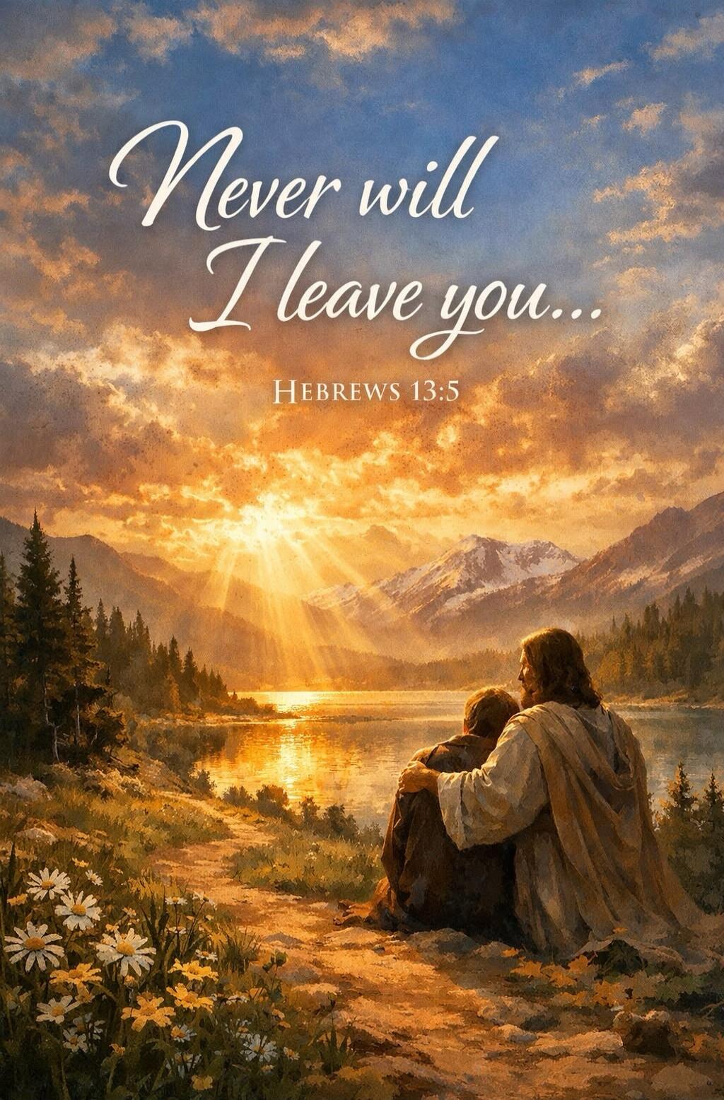 Never will I leave you... HEBREWS 13:5