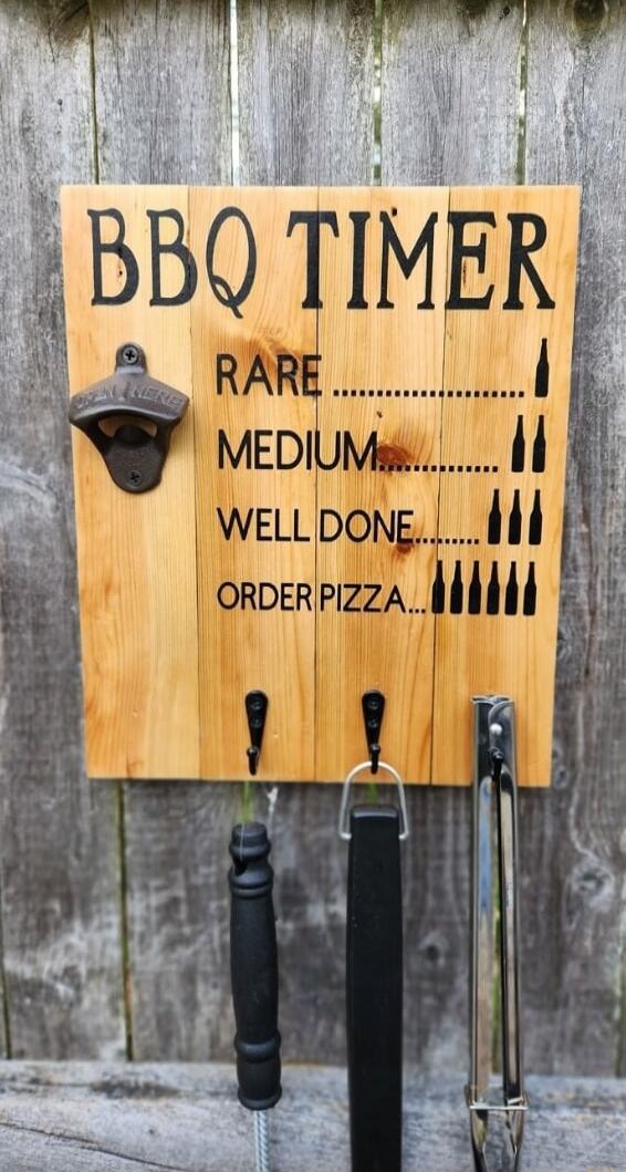 BBQ TIMER RARE MEDIUM WELL DONE ORDER PIZZA...
