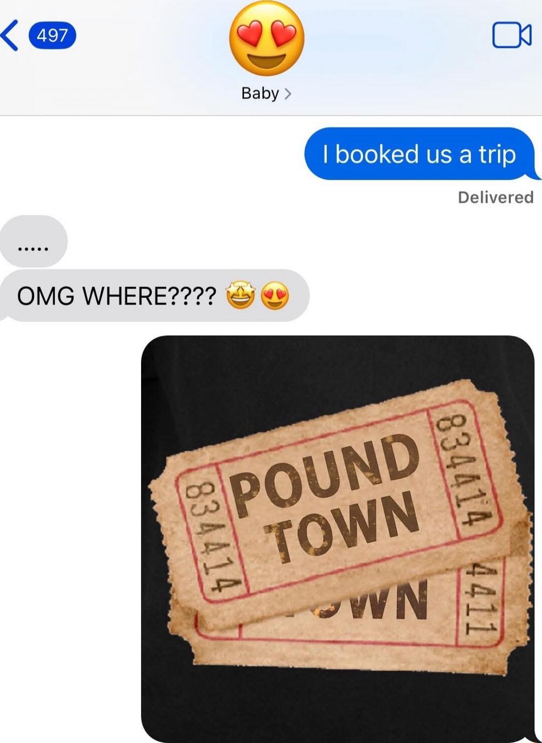 I booked us a trip
OMG WHERE???? 😅😍
......