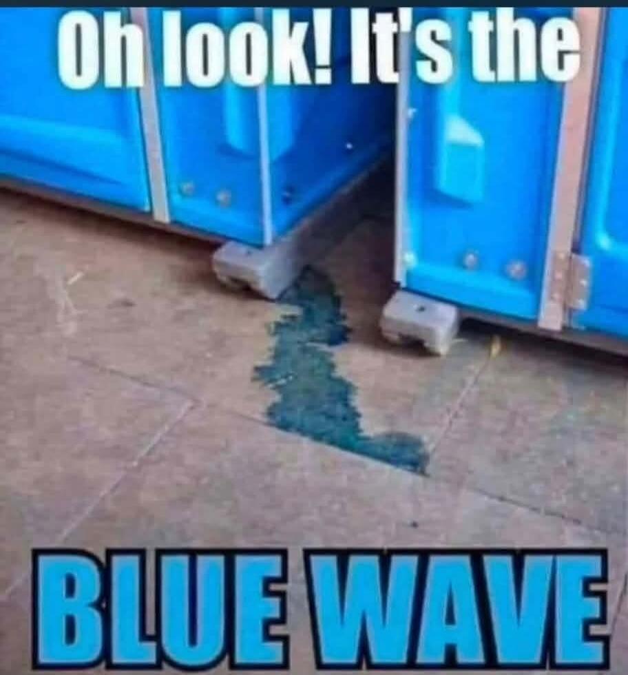 Oh look! It's the BLUE WAVE