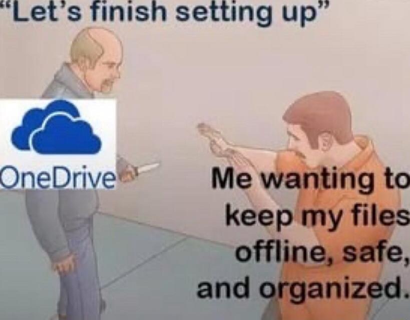 Lets finish setting up 4 k 6 OneDrive