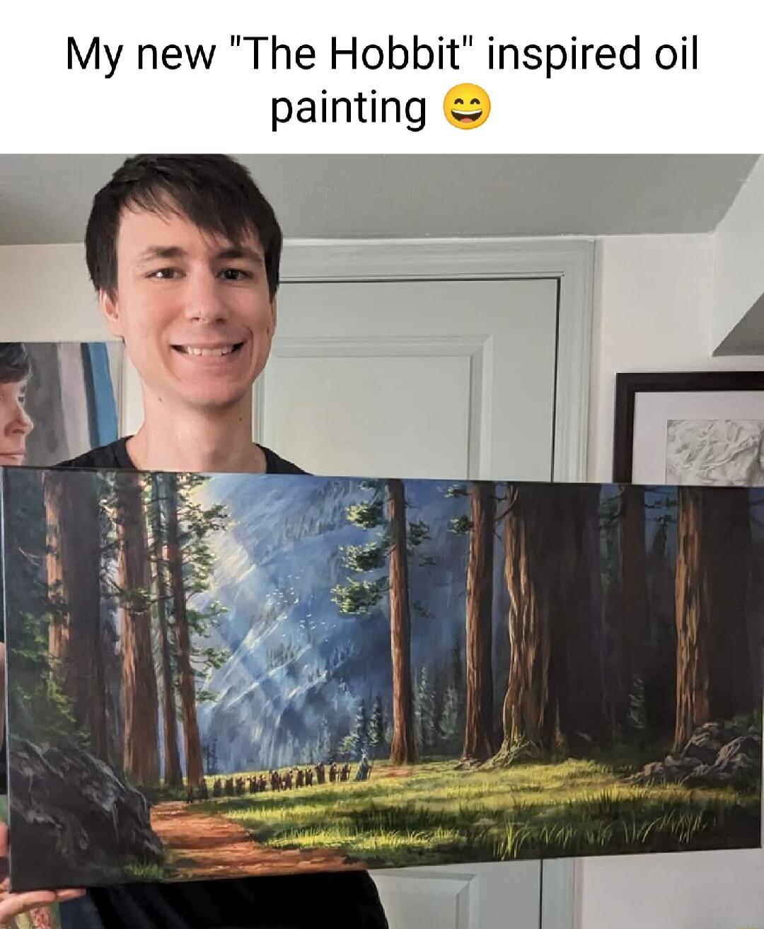 My new The Hobbit inspired oil painting
